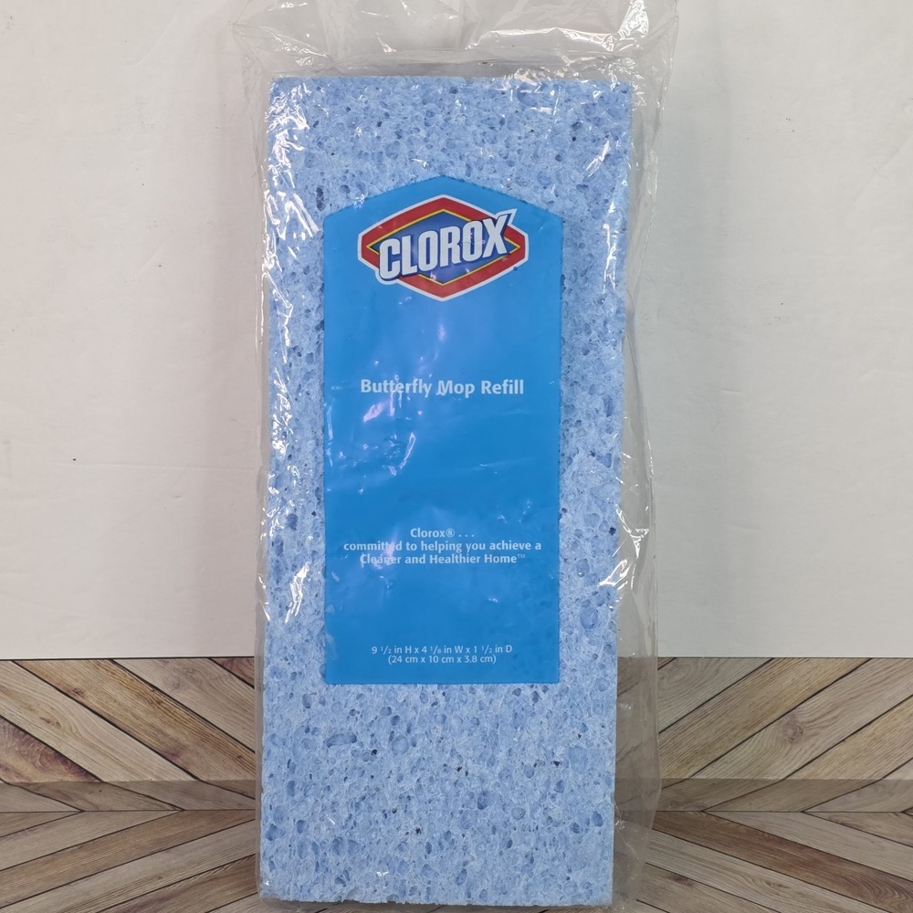 Clorox Butterfly Mop Refill Antimicrobial Sponge Replacement Sealed Old Package